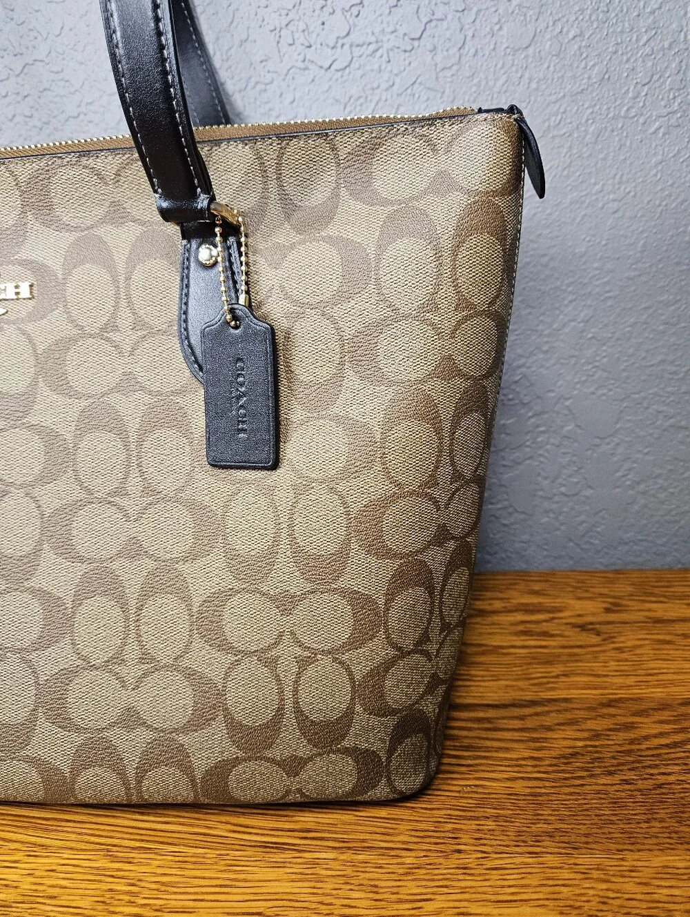 Coach Gallery Tote in Signature Canvas